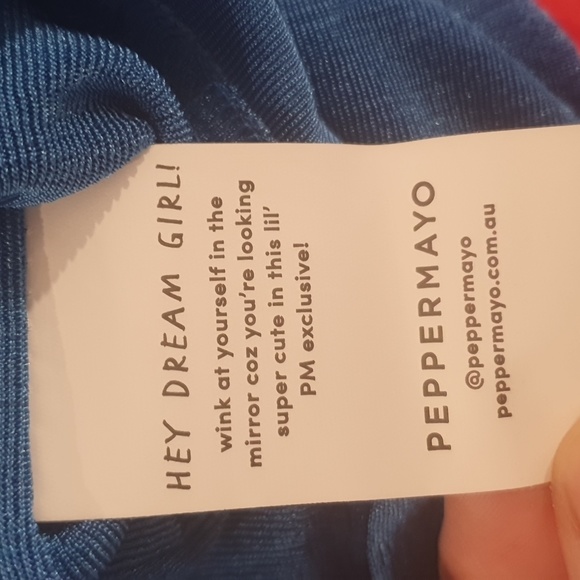 NEW Peppermayo Size 12 Cobalt Blue Stretch Dress - Picture 11 of 11